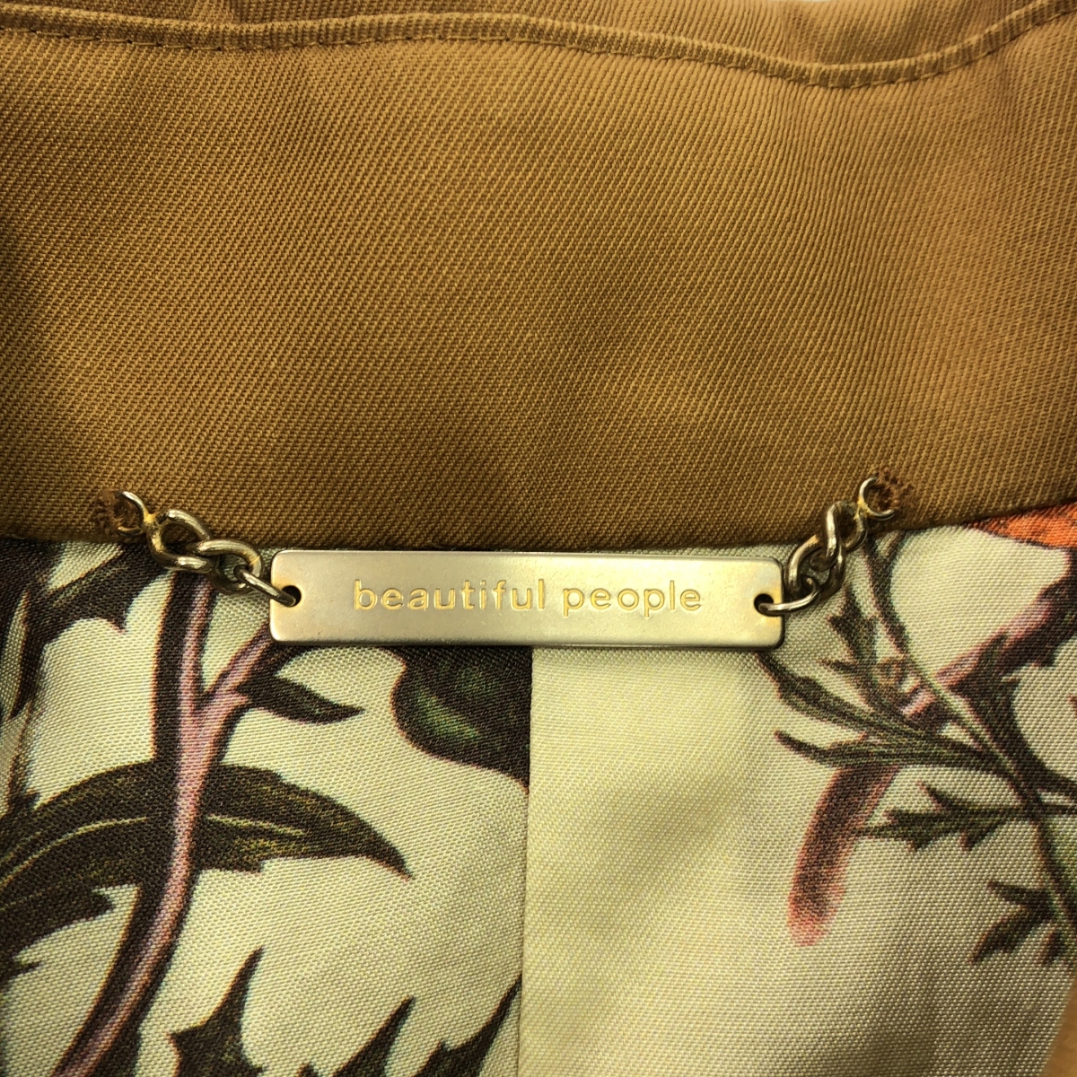 beautiful people / ビューティフルピープル ショート トレンチ コート