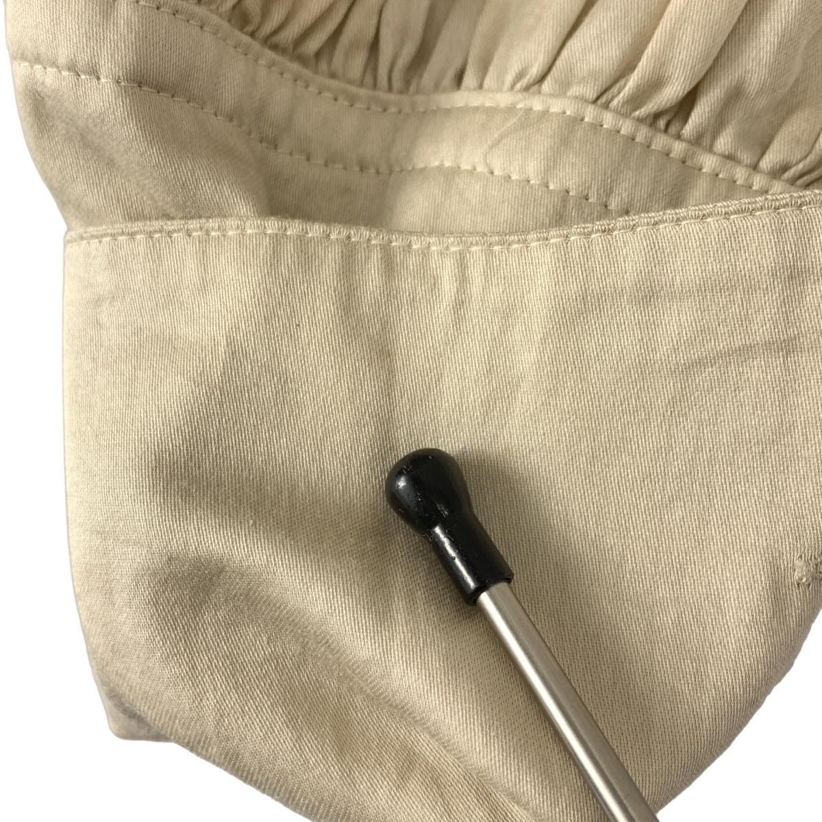 foufou / フーフー high neck dress shirts / ハイネックボリュームスリーブ ドレス シャツ