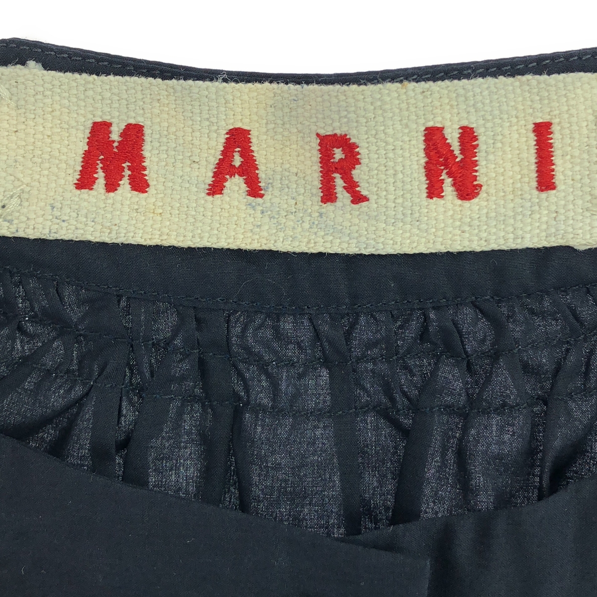 MARNI / マルニ コットン ギャザー シャツ ブラウス