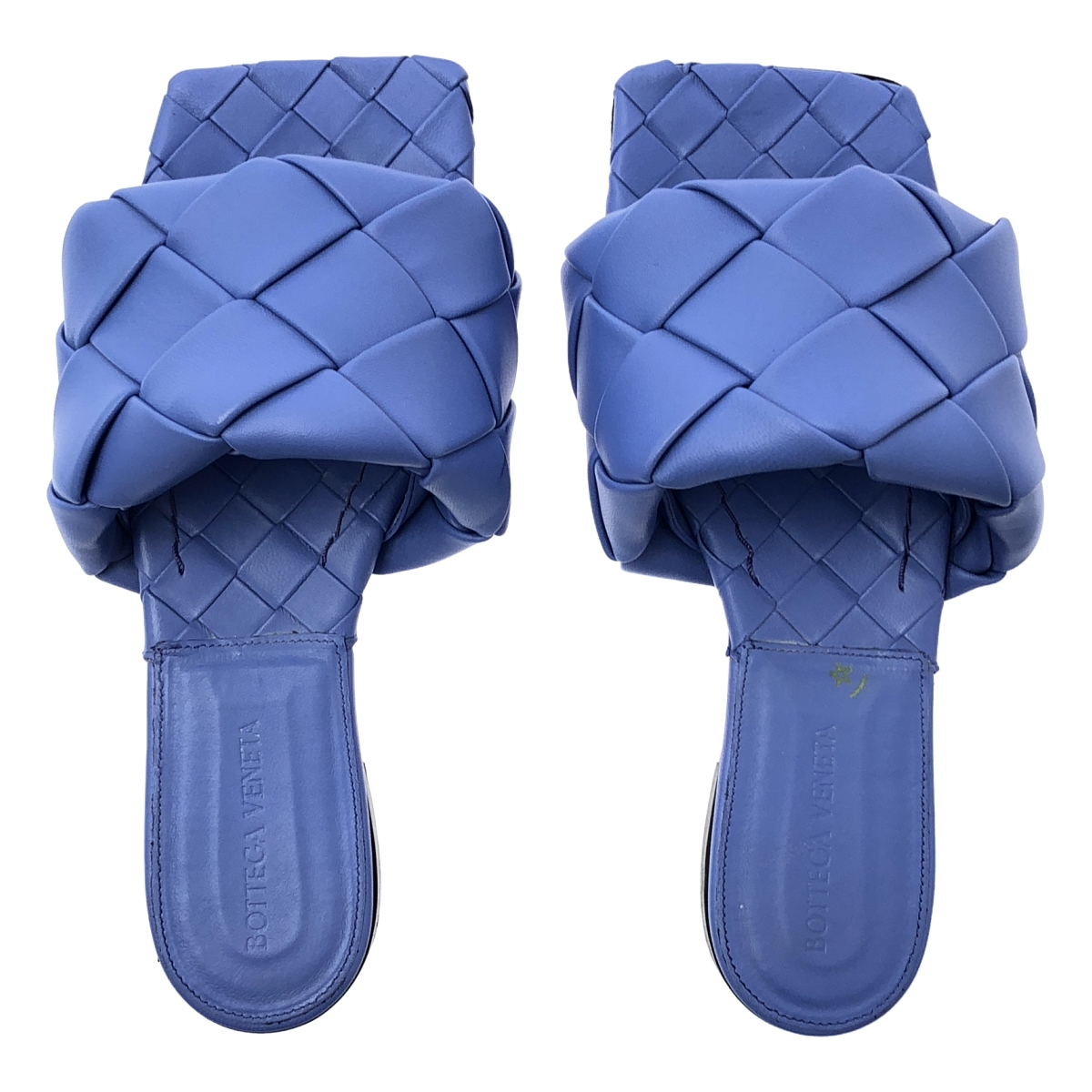 BOTTEGA VENETA / ボッテガヴェネタ イントレチャート スクエアトゥ フラットサンダル