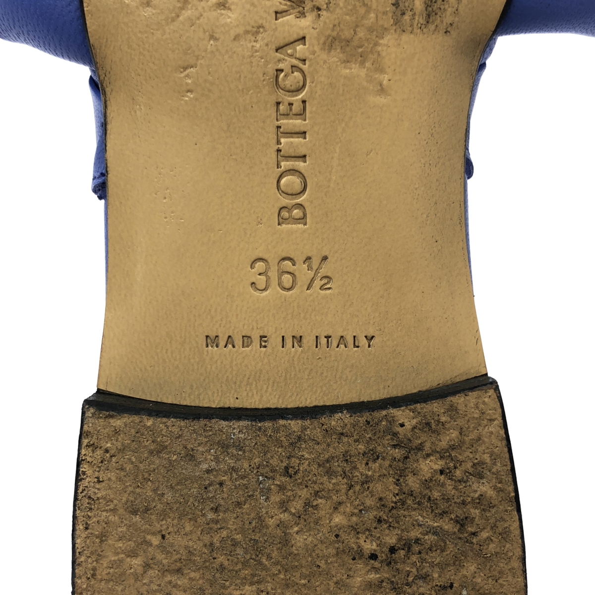 BOTTEGA VENETA / ボッテガヴェネタ イントレチャート スクエアトゥ フラットサンダル