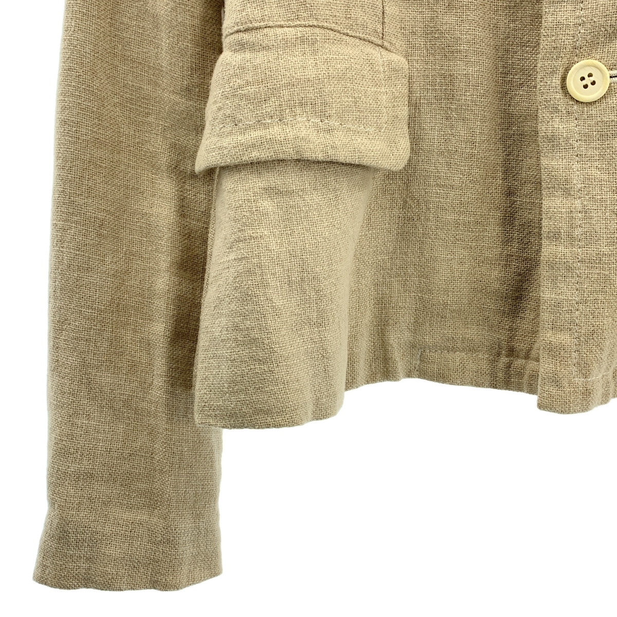COMME des GARCONS COMME des GARCONS / コムコム リネン ラウンドカラー ジャケット
