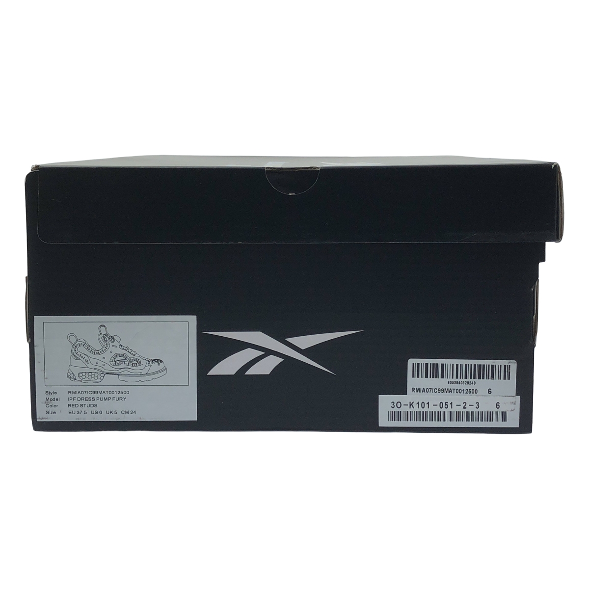 noir kei ninomiya / ノワールケイニノミヤ × reebok / IPF DRESS PUMP FURY RED STUDS ポンプ フーリー スタッズ スニーカー