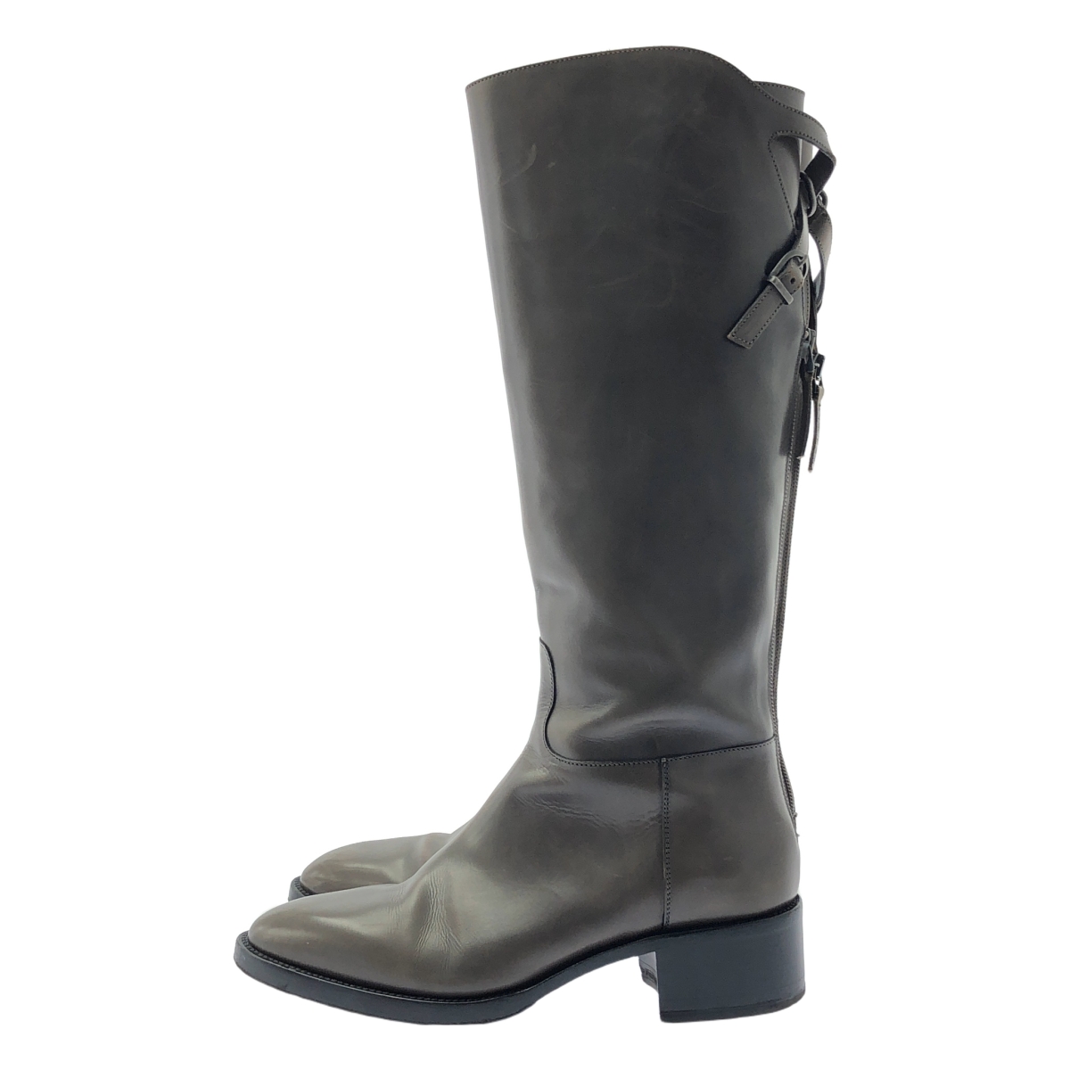 SARTORE / サルトル クロスストラップ バックジップ ロングブーツ