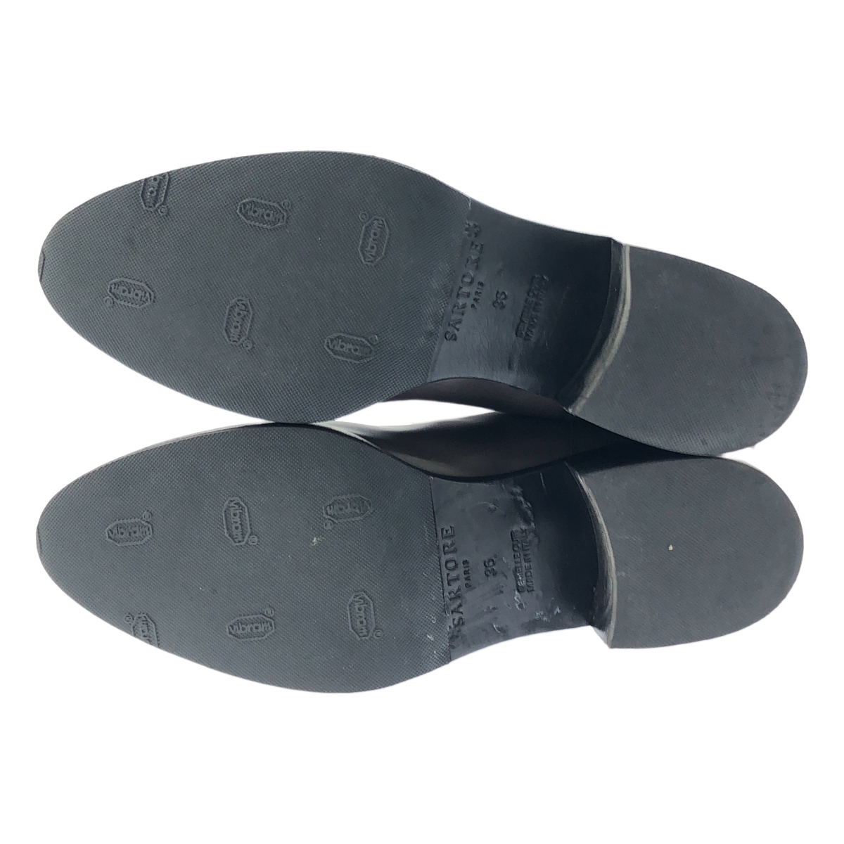 SARTORE / サルトル クロスストラップ バックジップ ロングブーツ