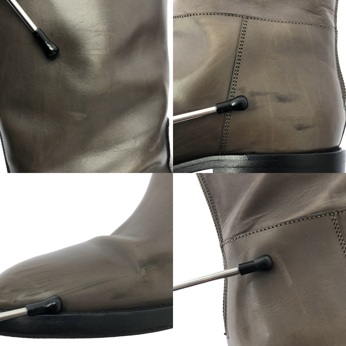 SARTORE / サルトル クロスストラップ バックジップ ロングブーツ