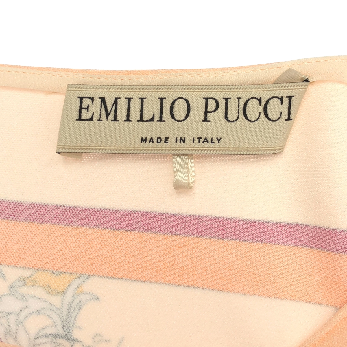 EMILIO PUCCI / エミリオプッチ レーヨン シルク 総柄 ブラウス トップス