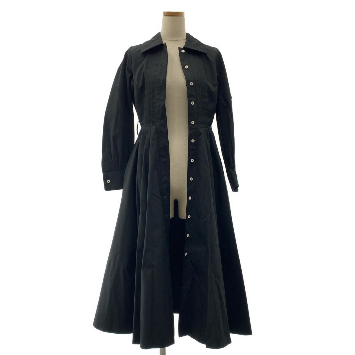 foufou / フーフー THE DRESS front tuck button one piece フロントタックボタンワンピース