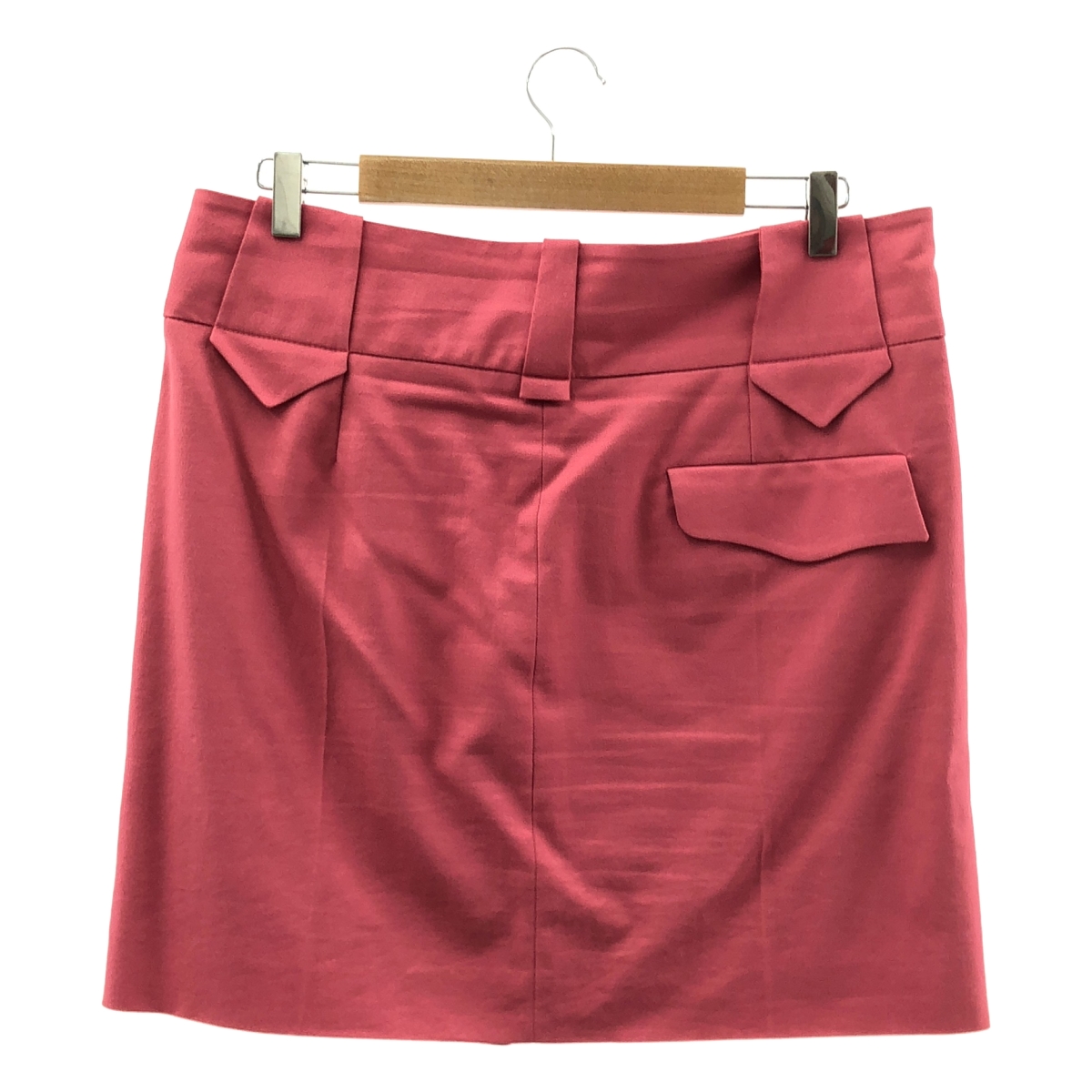GUCCI / グッチ ロゴボタン ダブルポケット スカート / 総裏地