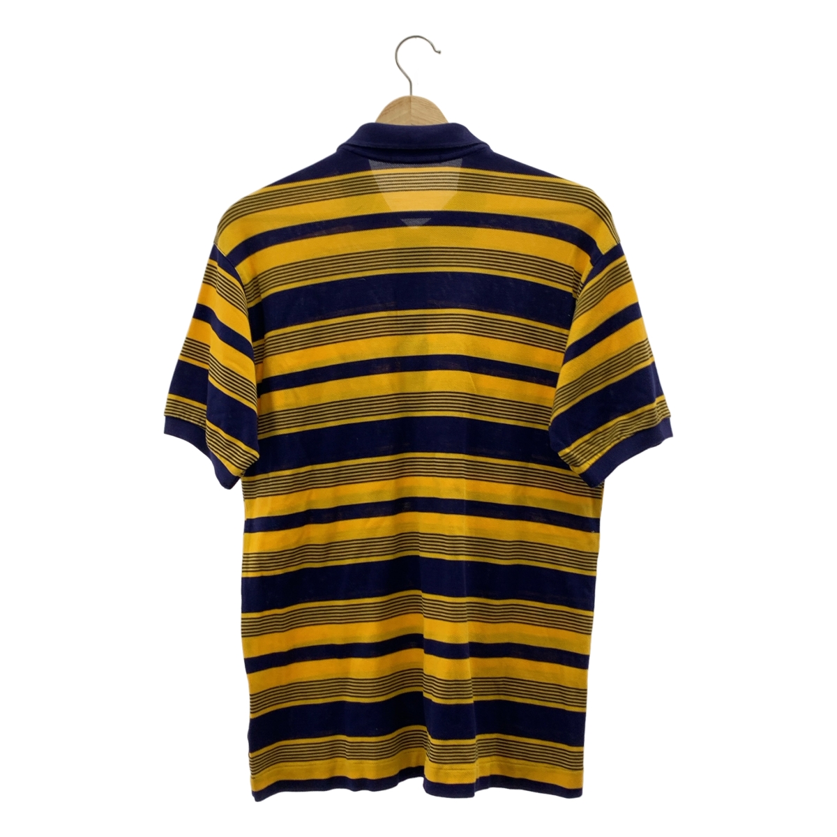 YVES SAINT LAURENT / イヴサンローラン ボーダー ロゴボタン ポロシャツ