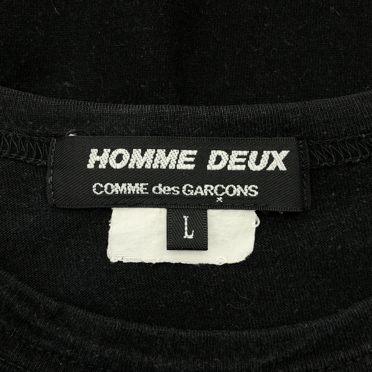 COMME des GARCONS HOMME DEUX / コムデギャルソンオムドゥ ワンポイントワッペン Tシャツ カットソー