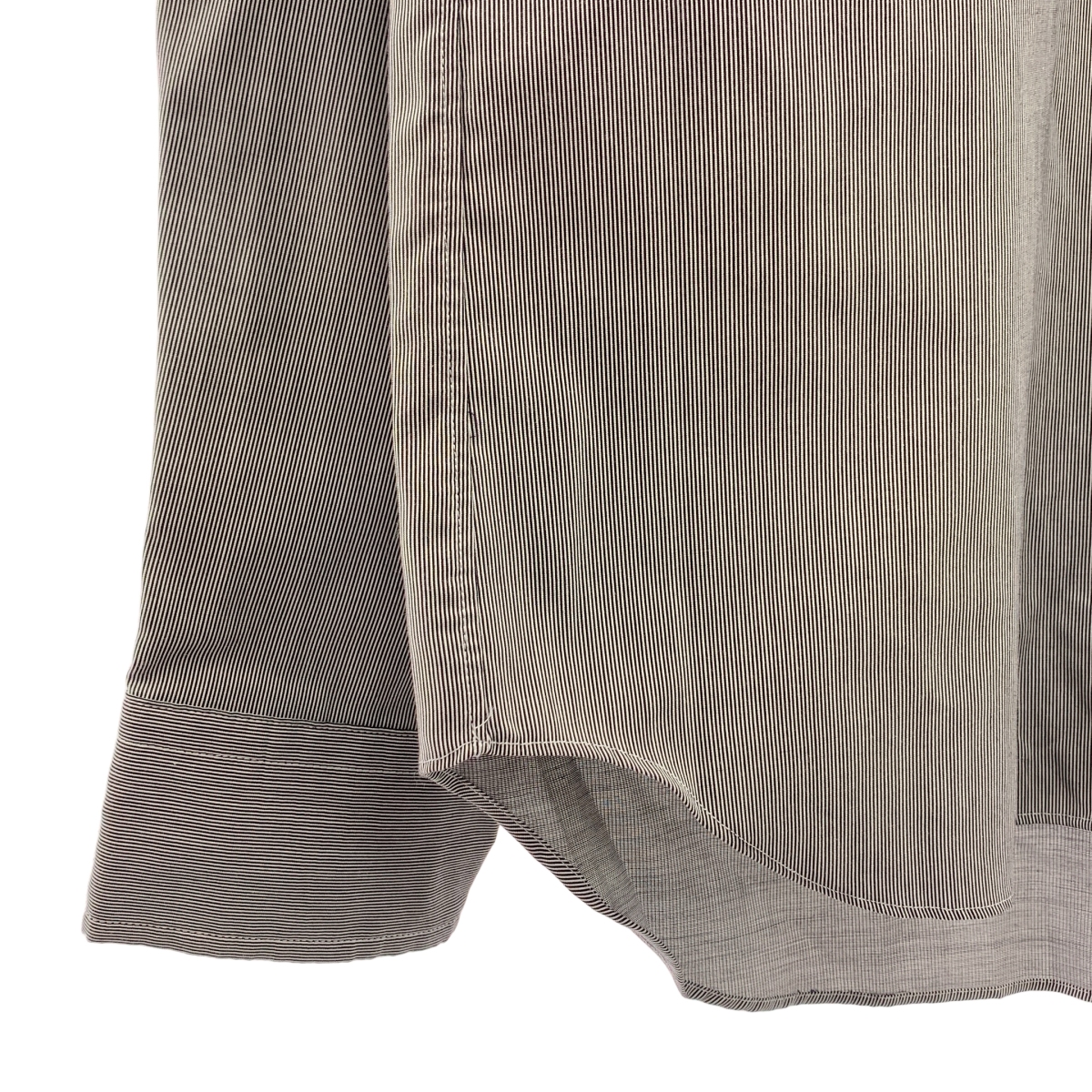 COMME des GARCONS HOMME PLUS / コムデギャルソンオムプリュス コットン ストライプ ラウンドカラーシャツ