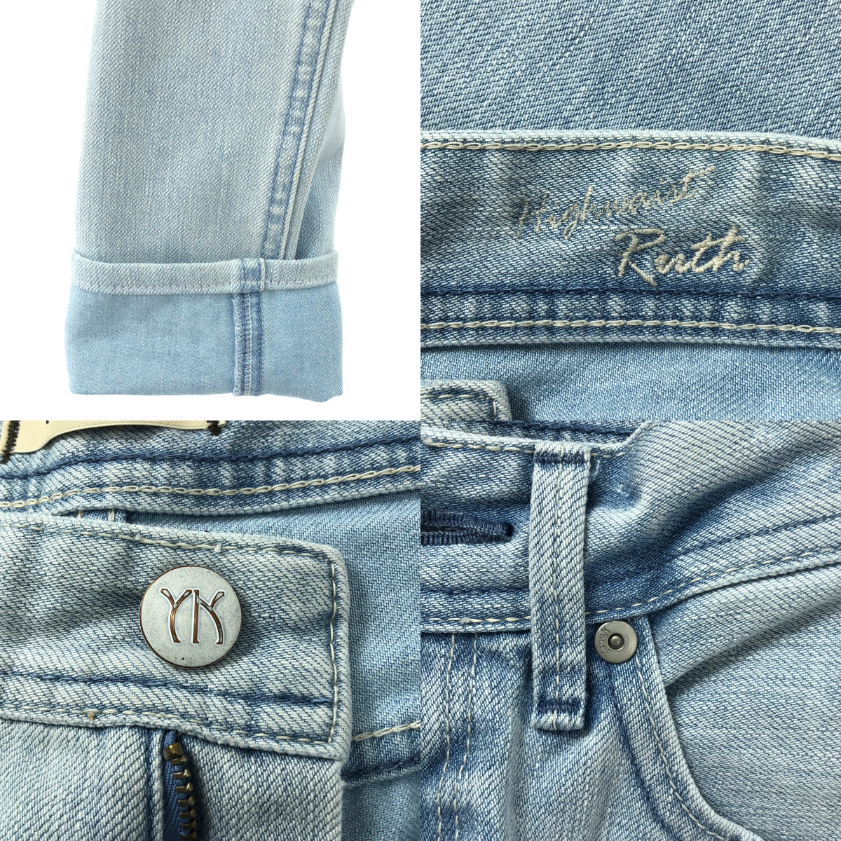 YANUK / ヤヌーク High Waist RUTH / Slim Tapered  / ハイウエスト スリムテーパード デニムパンツ