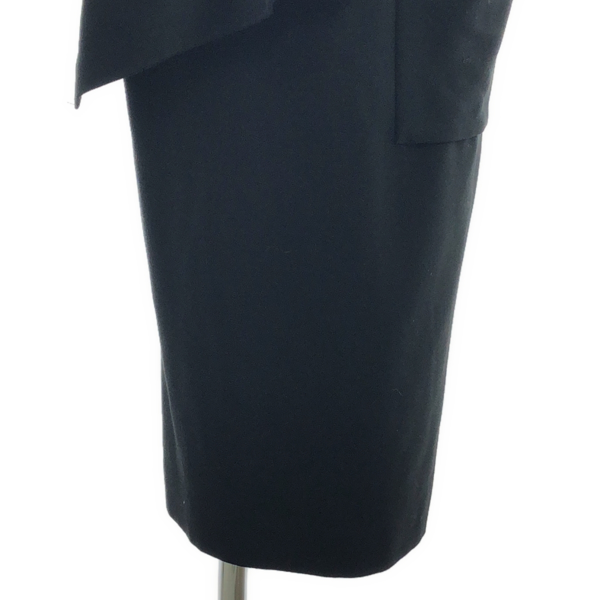 ENFOLD / エンフォルド スポンジダブルクロス エプロン ドレス ワンピース