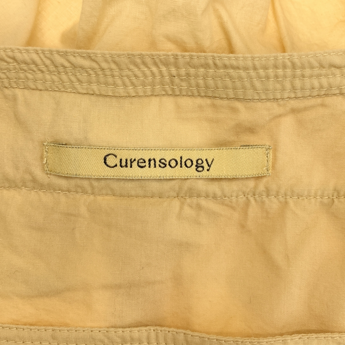 Curensology / カレンソロジー ポプリンラッフル ブラウス