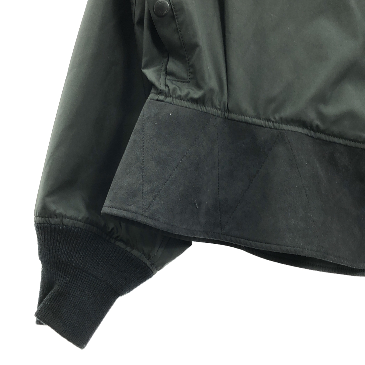 THE RERACS / ザリラクス LAYERED HEM MA-1 BOMBER JACKET レイヤード ヘム ボンバージャケット
