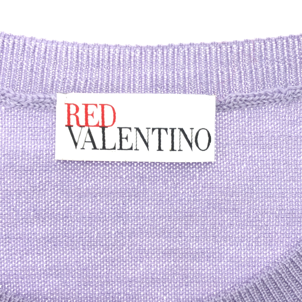 RED VALENTINO / レッドヴァレンティノ ウール レイヤード チュール ドッキング カーディガン