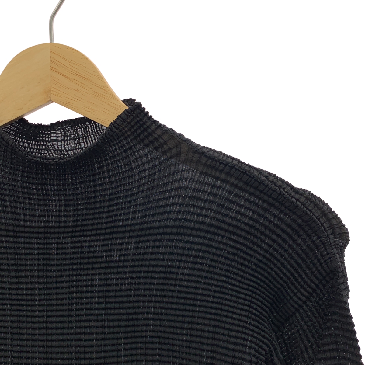 ISSEY MIYAKE FETE / イッセイミヤケフェット シワ加工 プリーツ プルオーバー トップス