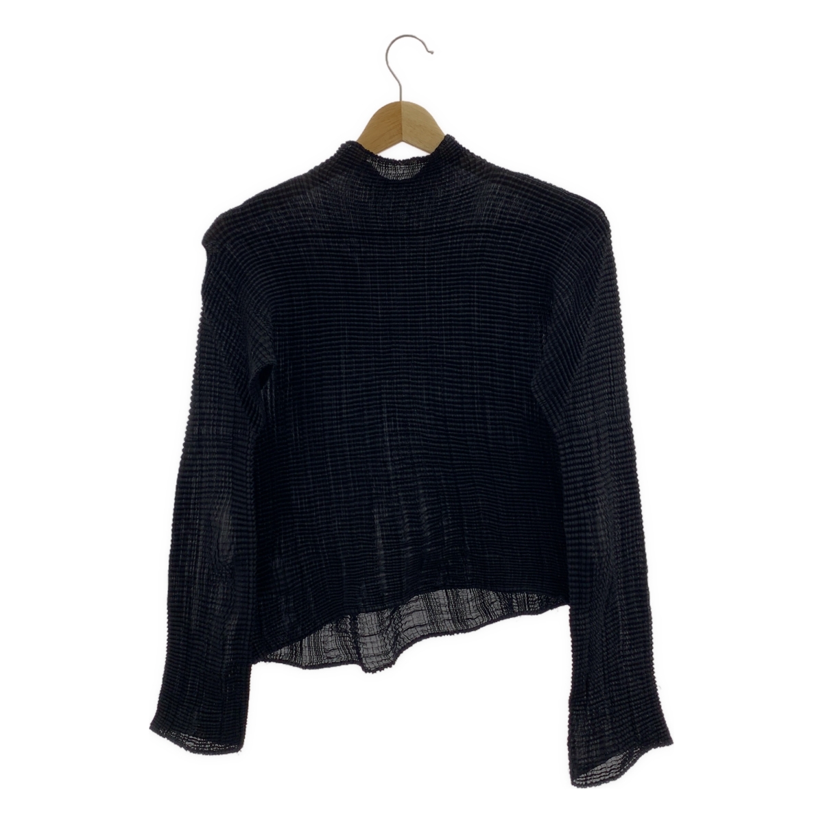 ISSEY MIYAKE FETE / イッセイミヤケフェット シワ加工 プリーツ プルオーバー トップス