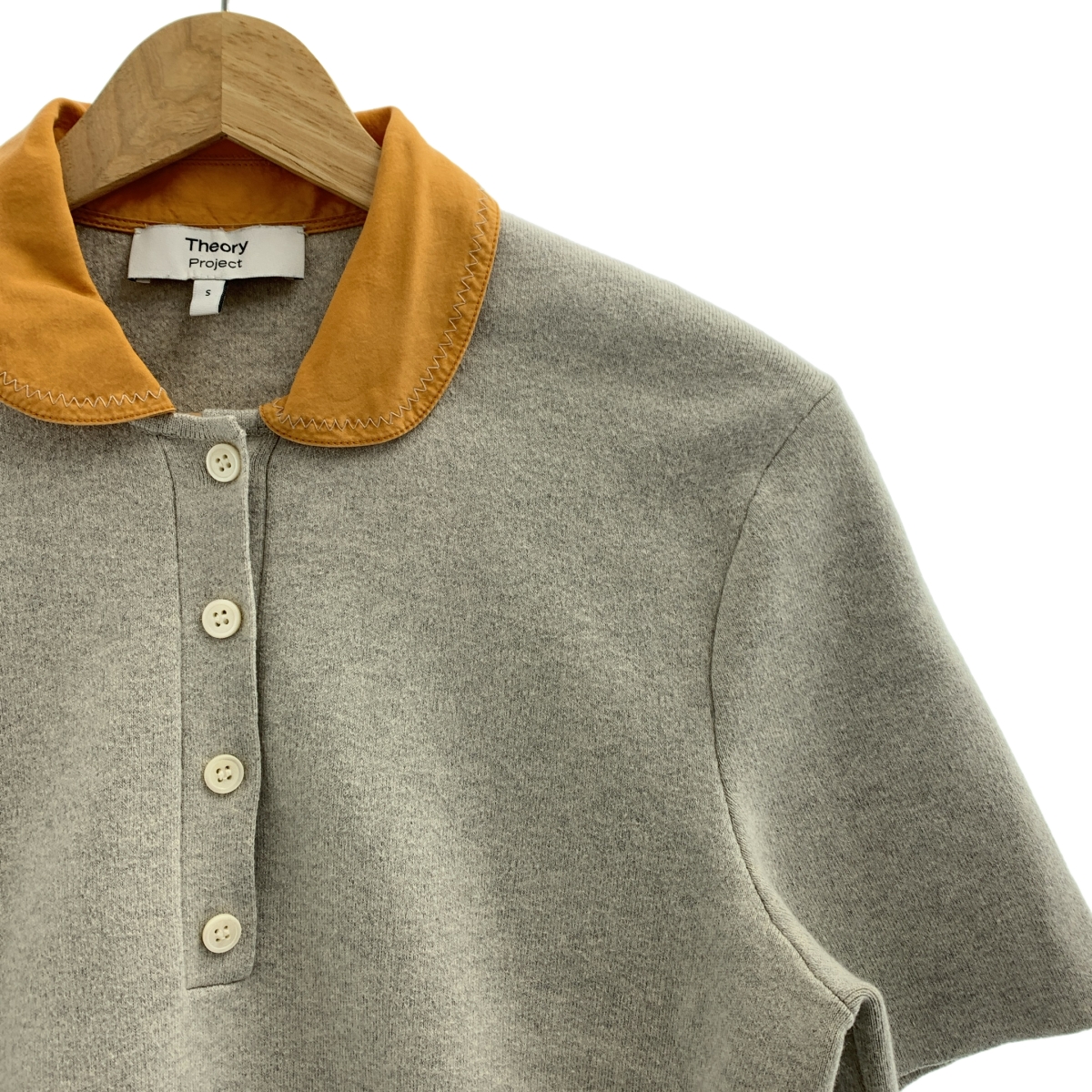 theory / セオリー コットン カシミヤ混 ニット ポロシャツ