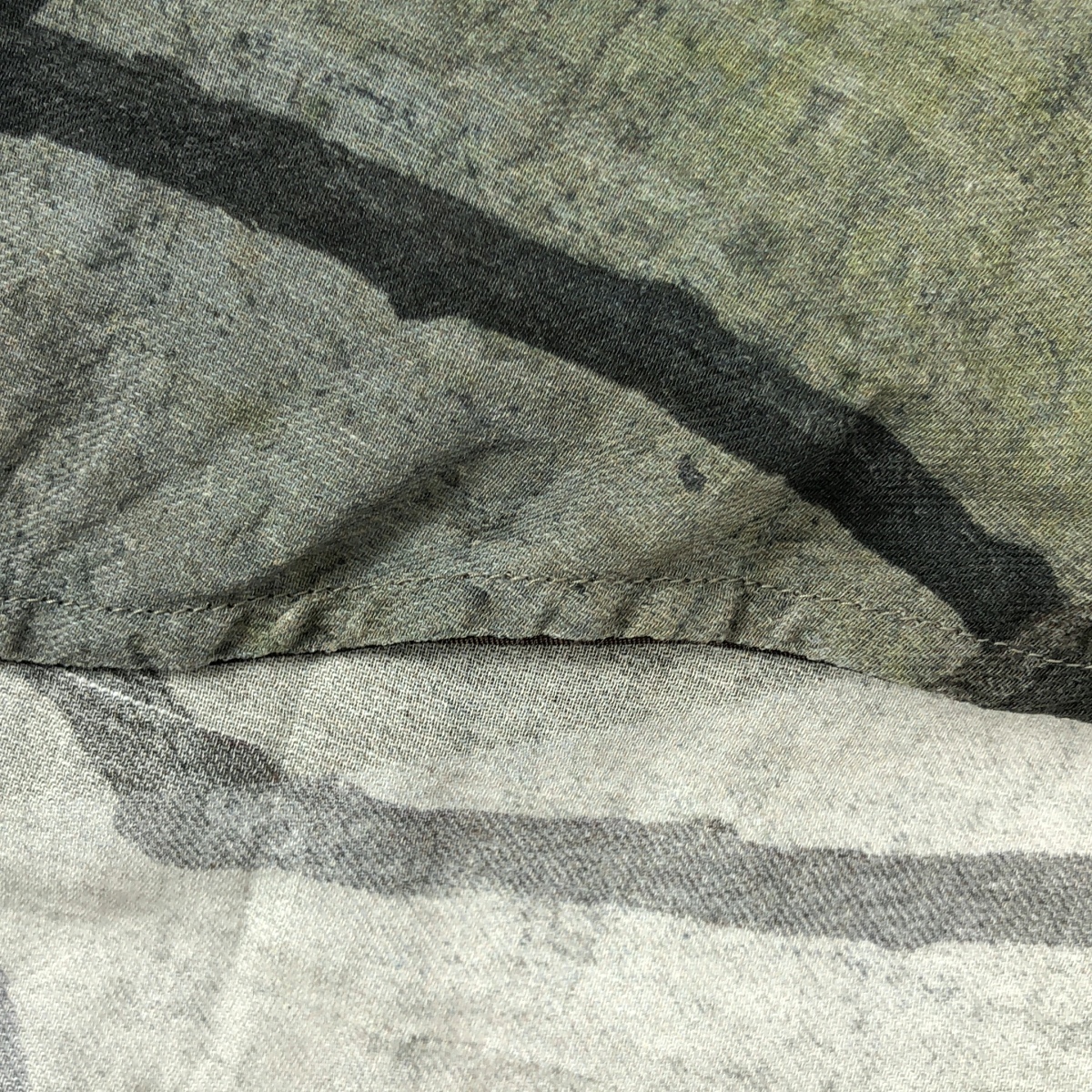 ziggy chen / ジギーチェン Digital Print Asymmetric Shirt / 総柄 オーバー シャツ