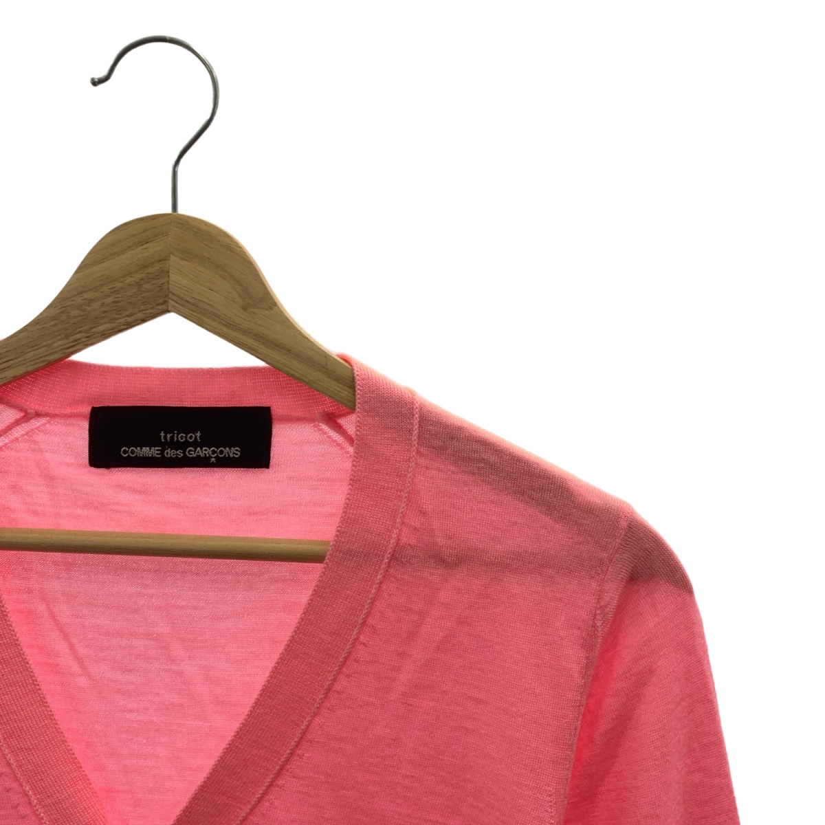tricot COMME des GARCONS / トリココムデギャルソン ウール Vネック ニット カーディガン