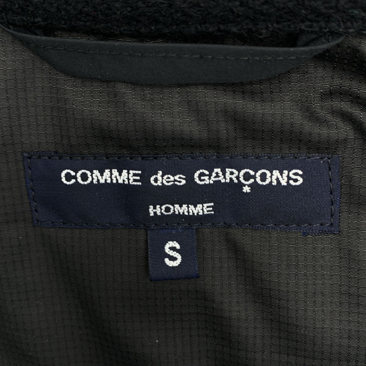 COMME des GARCONS HOMME / コムデギャルソンオム ウール ナイロン切替 中綿 CPOジャケット