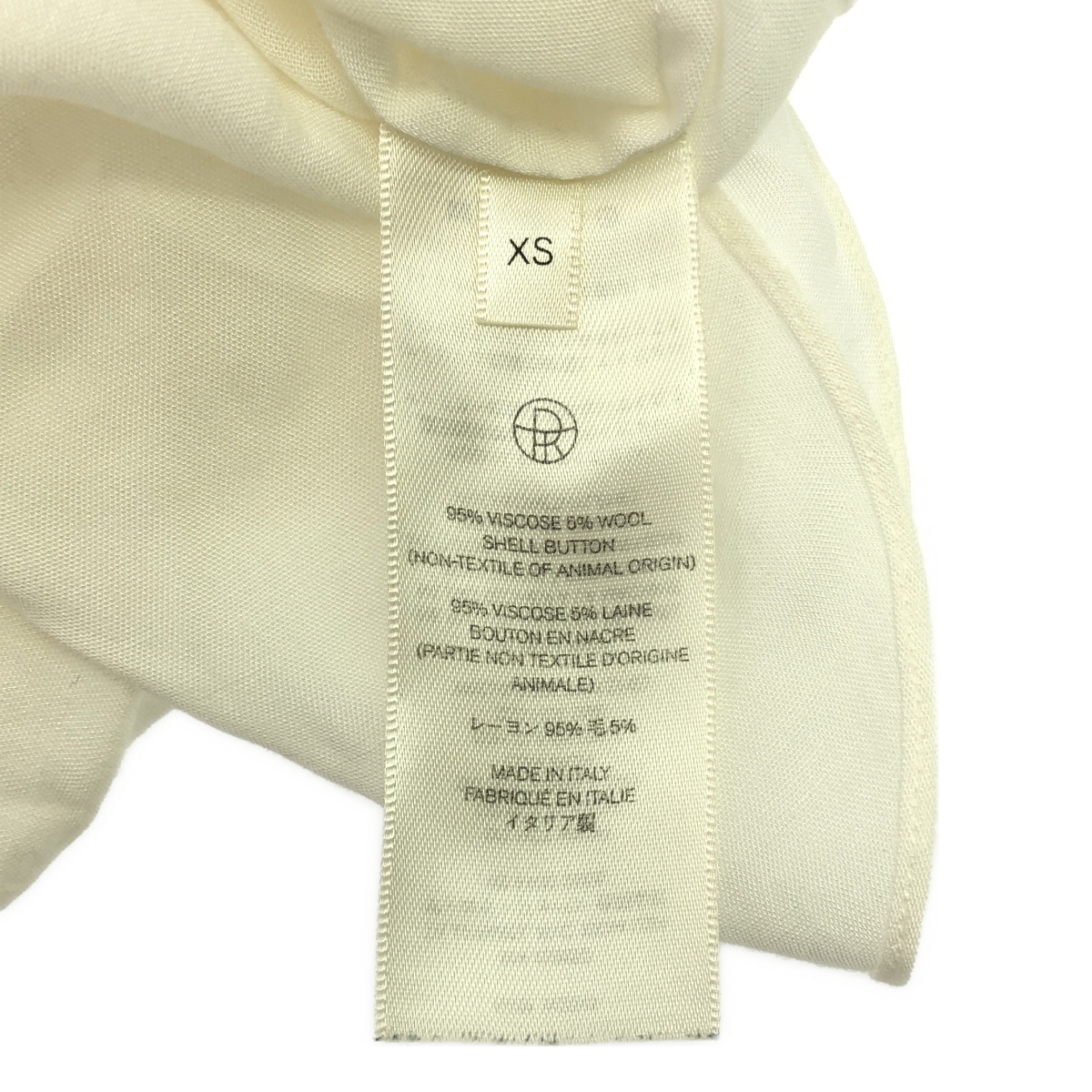 THE ROW / ザロウ 2WAY ハイネック レーヨンウール シャツワンピース