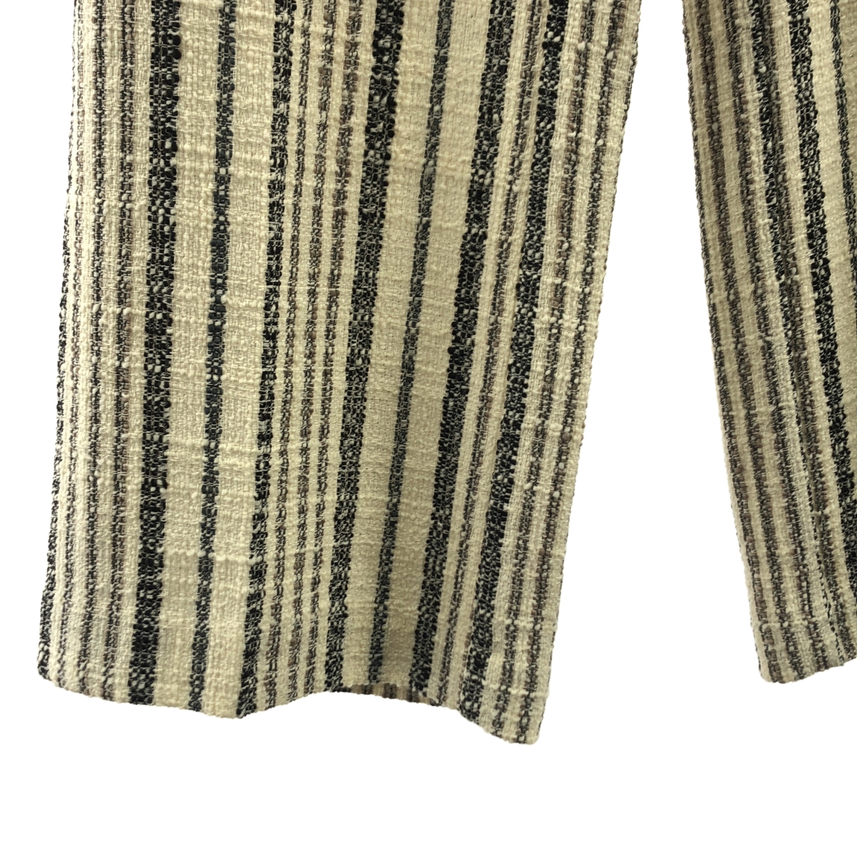 CURRENTAGE / カレンテージ TWEEDY センタープレス パンツ