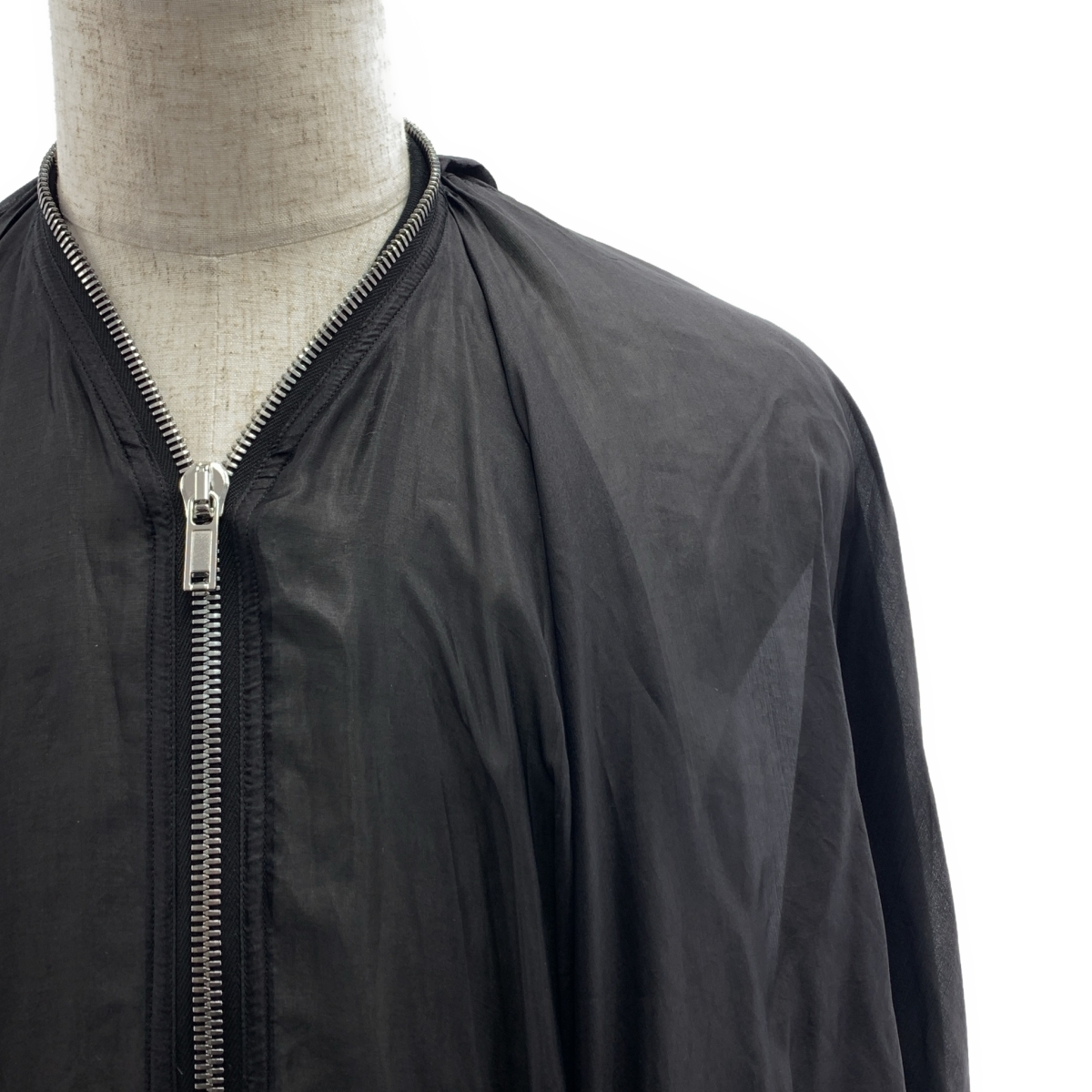 Rick Owens / リックオウエンス LIDO Bubble Batwing Flight Bomber Jacket バブル バットウィング シルク シアー ボンバージャケット