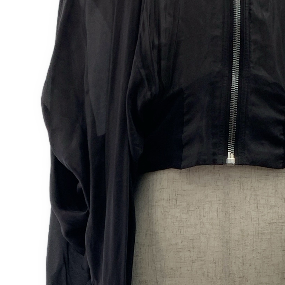 Rick Owens / リックオウエンス LIDO Bubble Batwing Flight Bomber Jacket バブル バットウィング シルク シアー ボンバージャケット