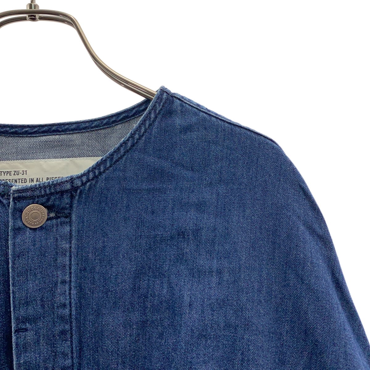 その他 TYPE ZU-31 ノーカラー デニムジャケット
