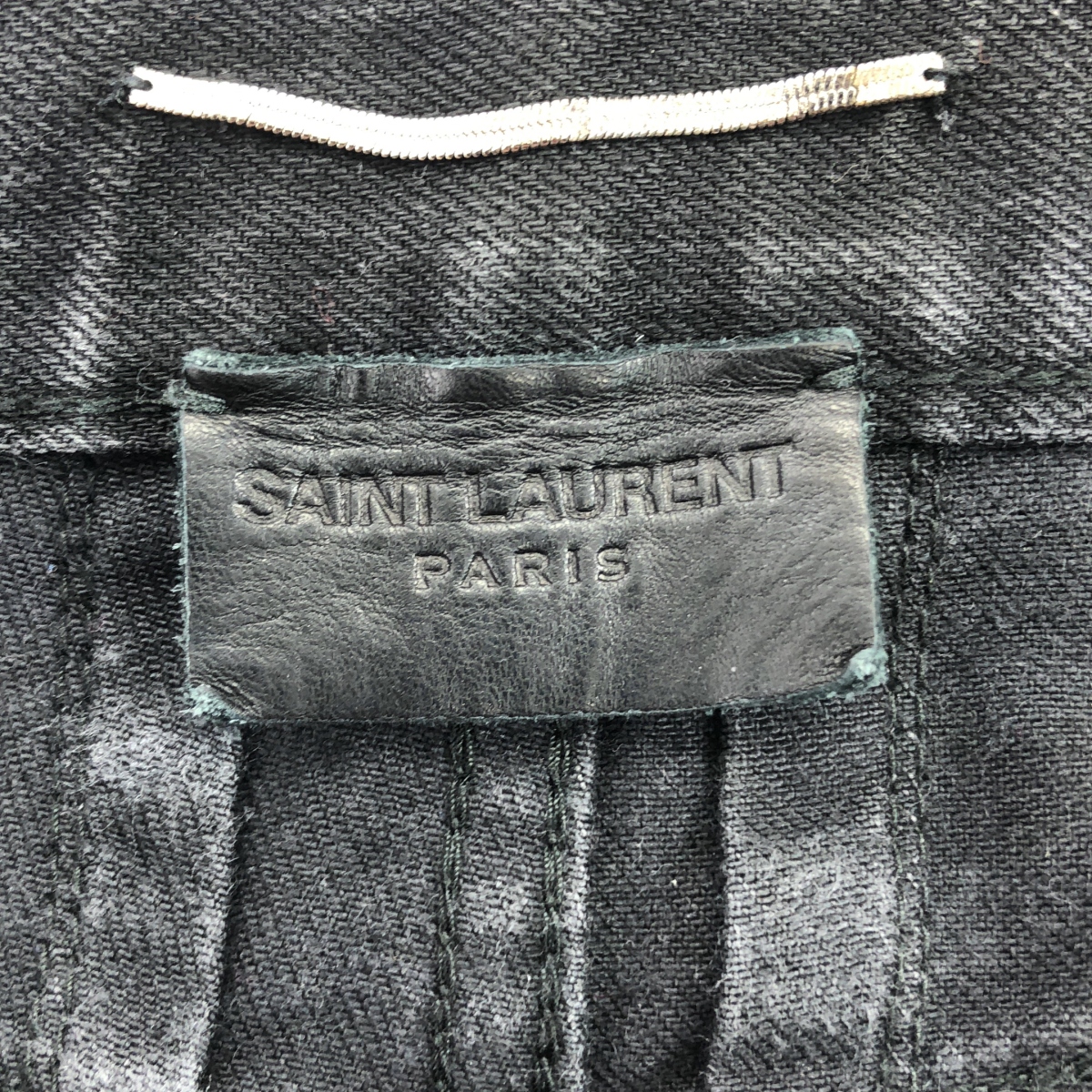 SAINT LAURENT PARIS / サンローランパリ エディスリマン期 D05 M/SK-HW ウォッシュ加工 ストレッチ スキニーデニムパンツ