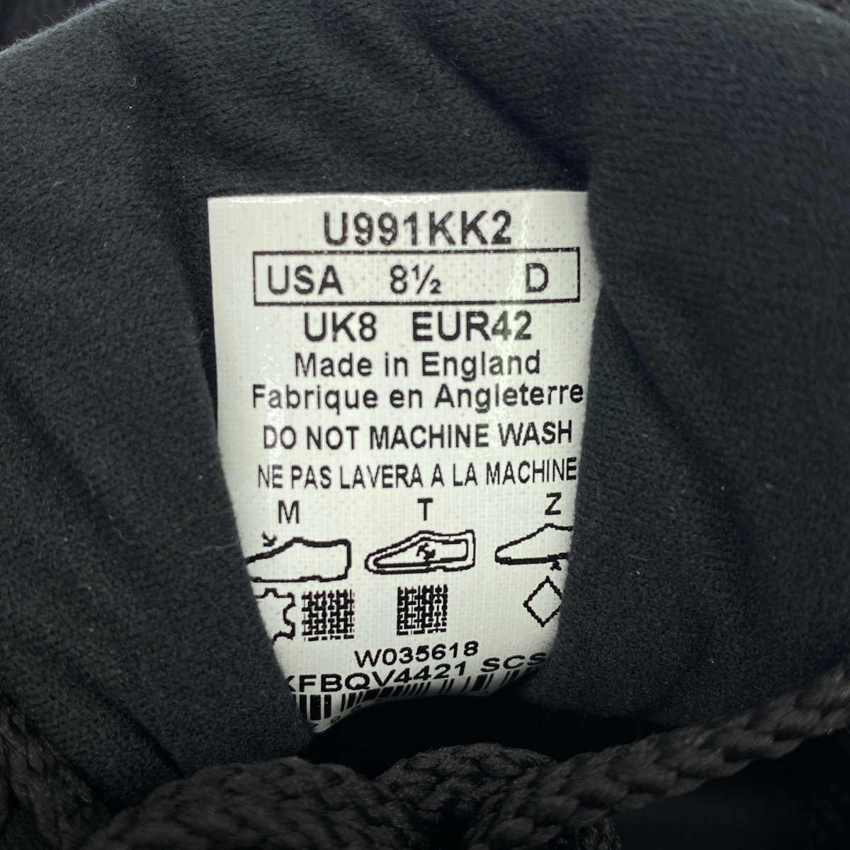 New Balance / ニューバランス U991KK2 トリプルブラック スニーカー