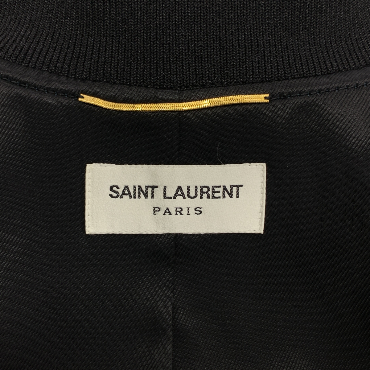 SAINT LAURENT PARIS / サンローランパリ エディ・スリマン期 PALLADIUM パラディウム 刺しゅう スパンコール装飾 テディジャケット