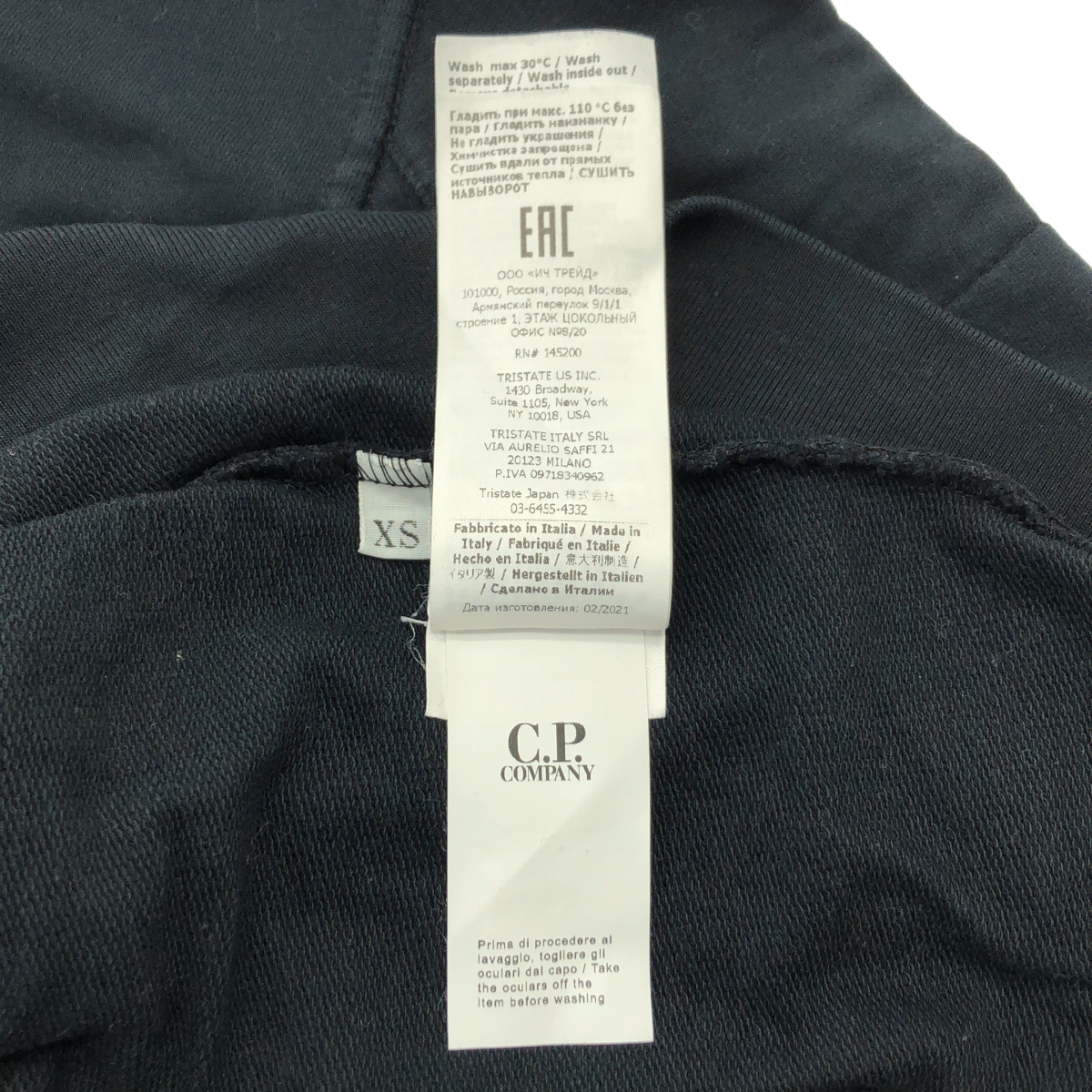 C.P. COMPANY / シーピーカンパニー LIGHT FLEECE SWEATSHIRT / クルーネック スウェットシャツ カットソー