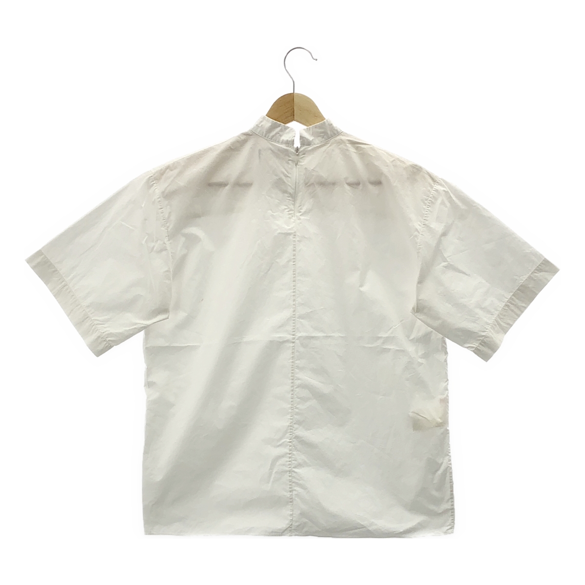 Plan C / プランシー コットン ハイネック ブラウス