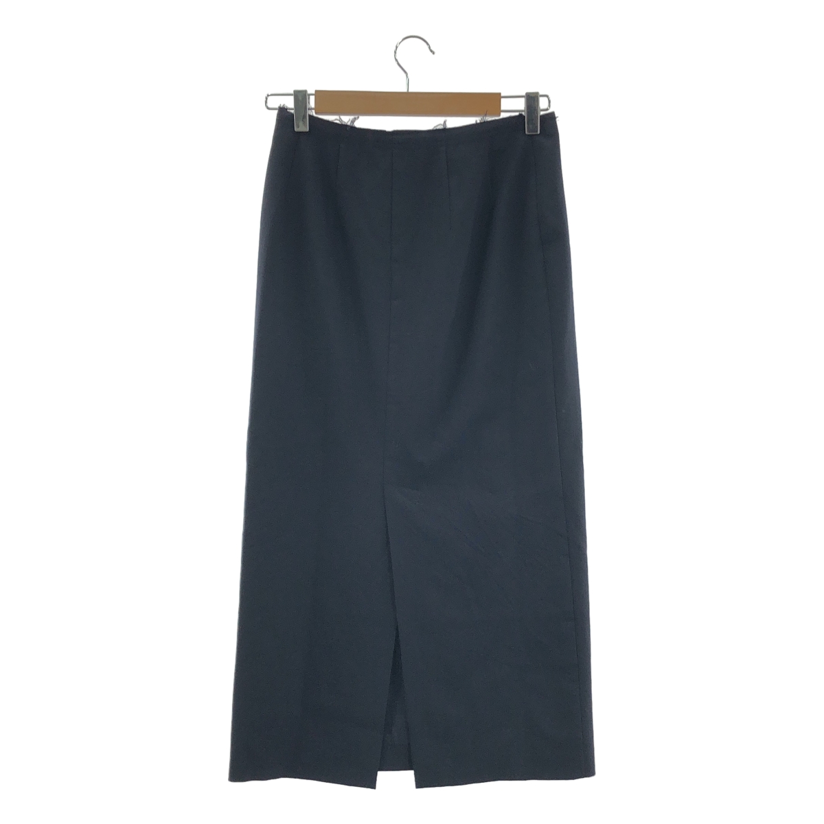 COMME des GARCONS / コムデギャルソン ウール カットオフ スリット ロングスカート