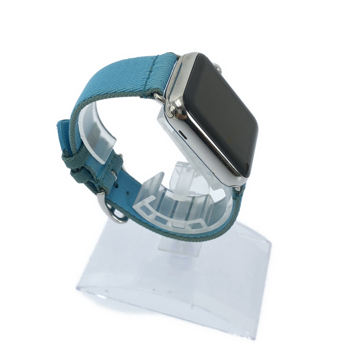 HERMES / エルメス Apple Watch / アップルウォッチ 38mm ステンレススチール 第1世代 A1553 シンプルトゥール ツイル ベルト