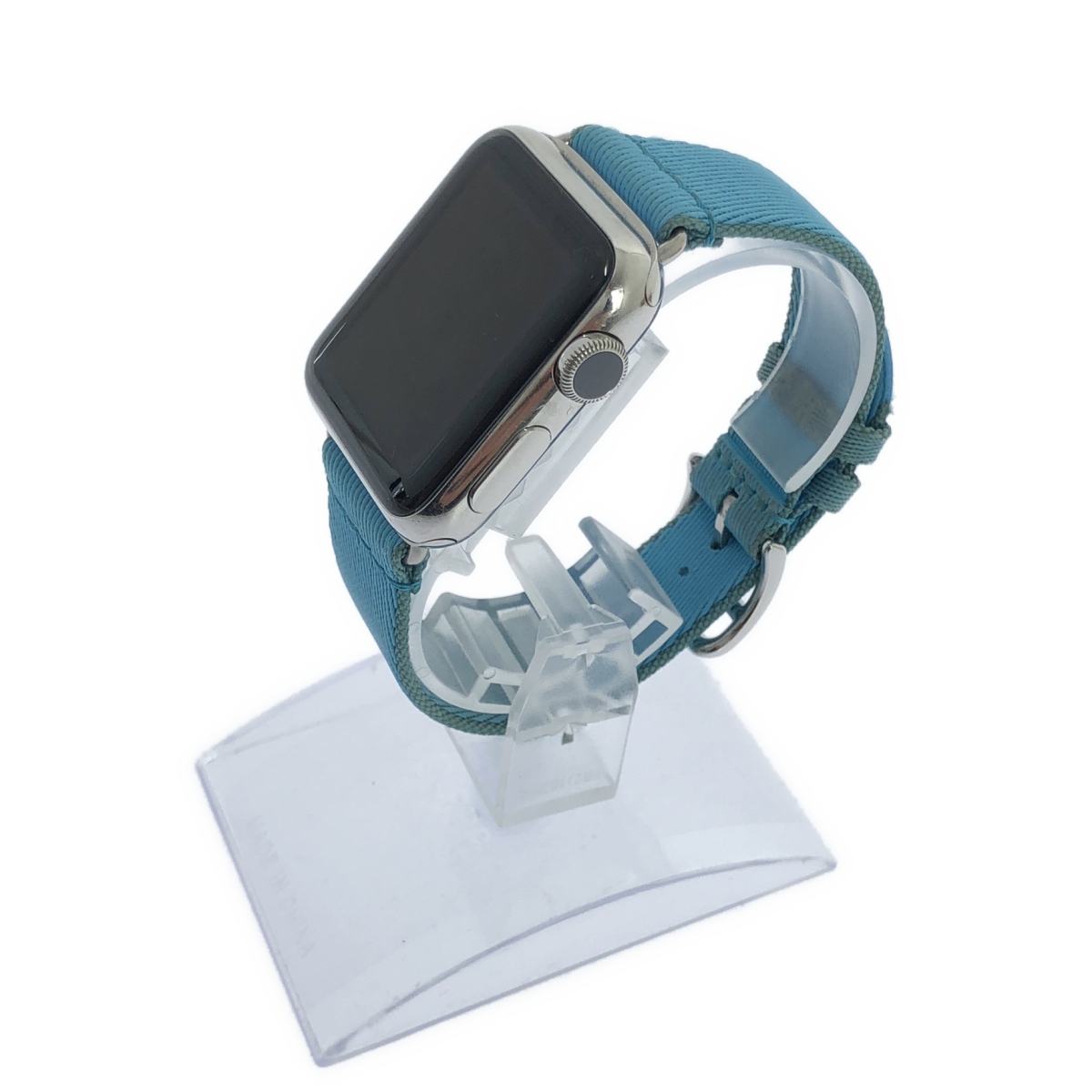 HERMES / エルメス Apple Watch / アップルウォッチ 38mm ステンレススチール 第1世代 A1553 シンプルトゥール ツイル ベルト
