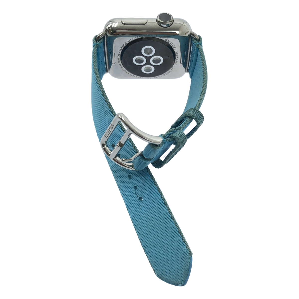 HERMES / エルメス Apple Watch / アップルウォッチ 38mm ステンレススチール 第1世代 A1553 シンプルトゥール ツイル ベルト