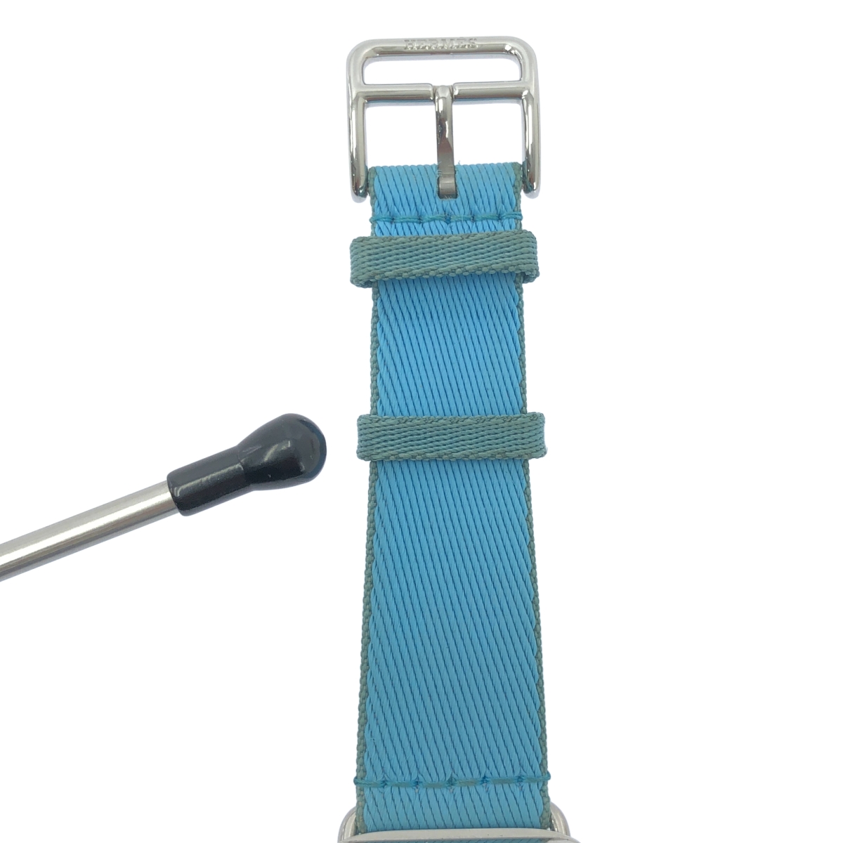 HERMES / エルメス Apple Watch / アップルウォッチ 38mm ステンレススチール 第1世代 A1553 シンプルトゥール ツイル ベルト