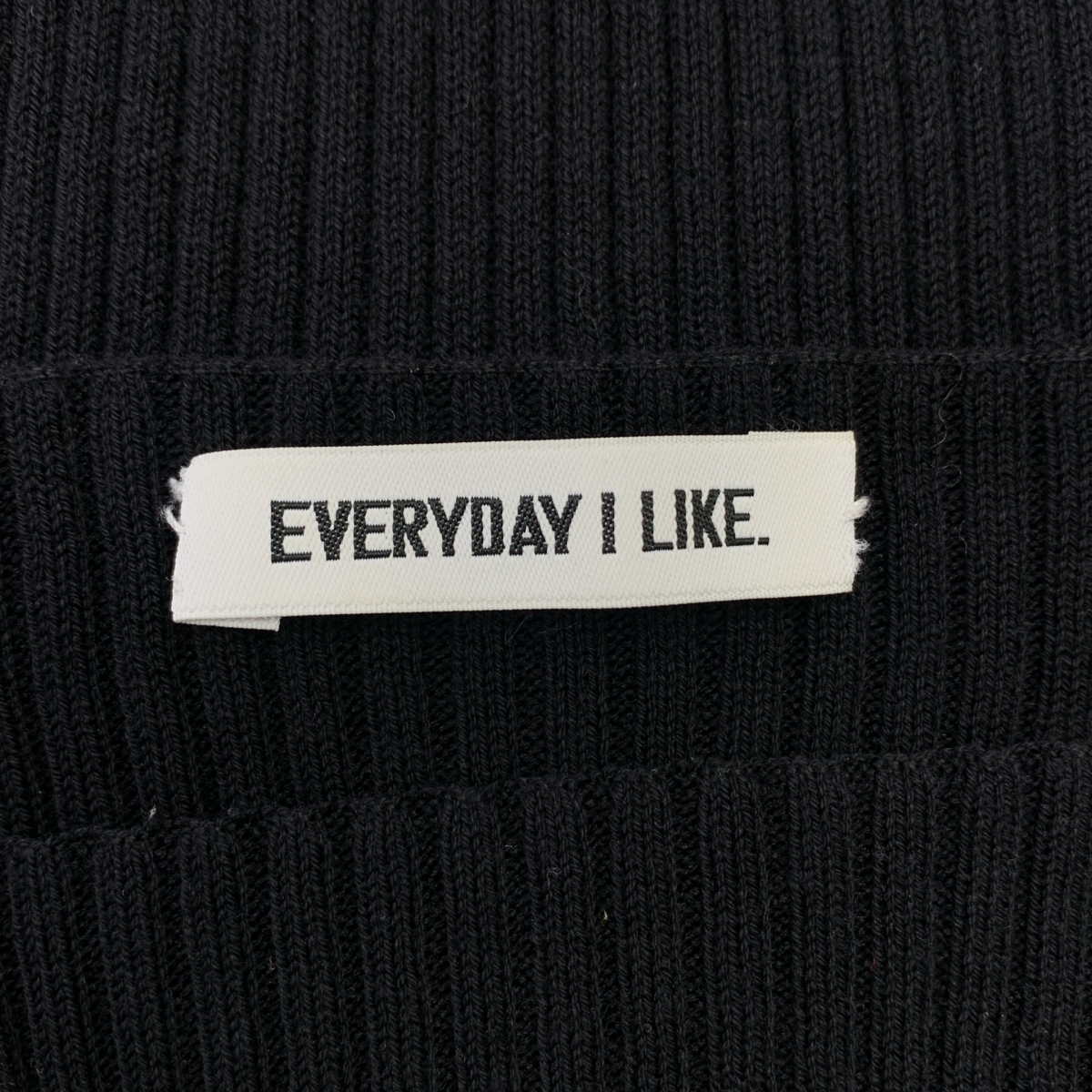 Deuxieme Classe / ドゥーズィエムクラス EVERYDAY I LIKE EVERYDAY KNIT リブ 七分袖 ニット