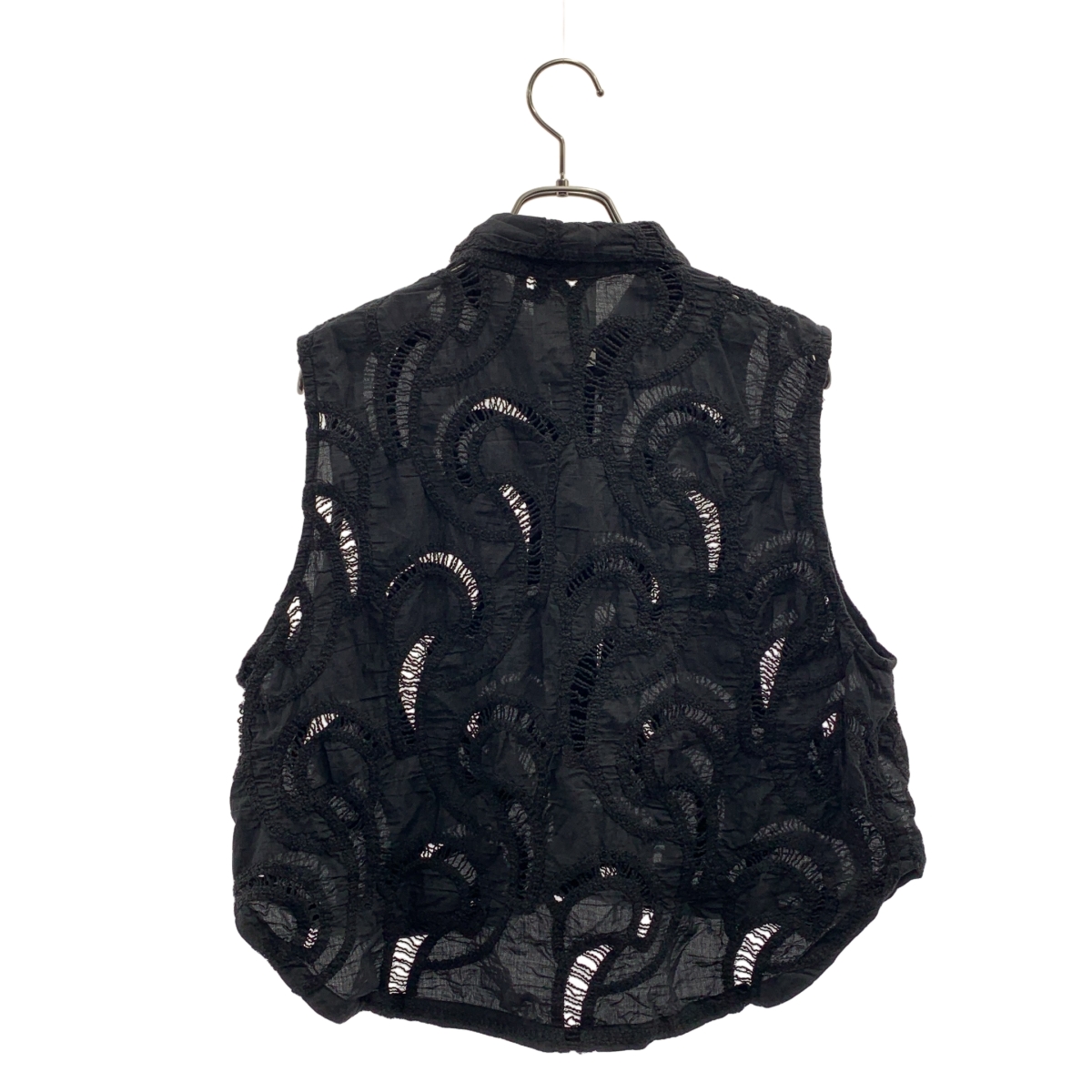 Whim Gazette / ウィムガゼット セットアップ エンブロイダリーフレンチスリーブシャツ / ウエストゴム イージー パンツ