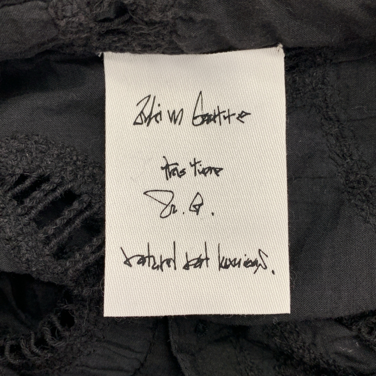 Whim Gazette / ウィムガゼット セットアップ エンブロイダリーフレンチスリーブシャツ / ウエストゴム イージー パンツ