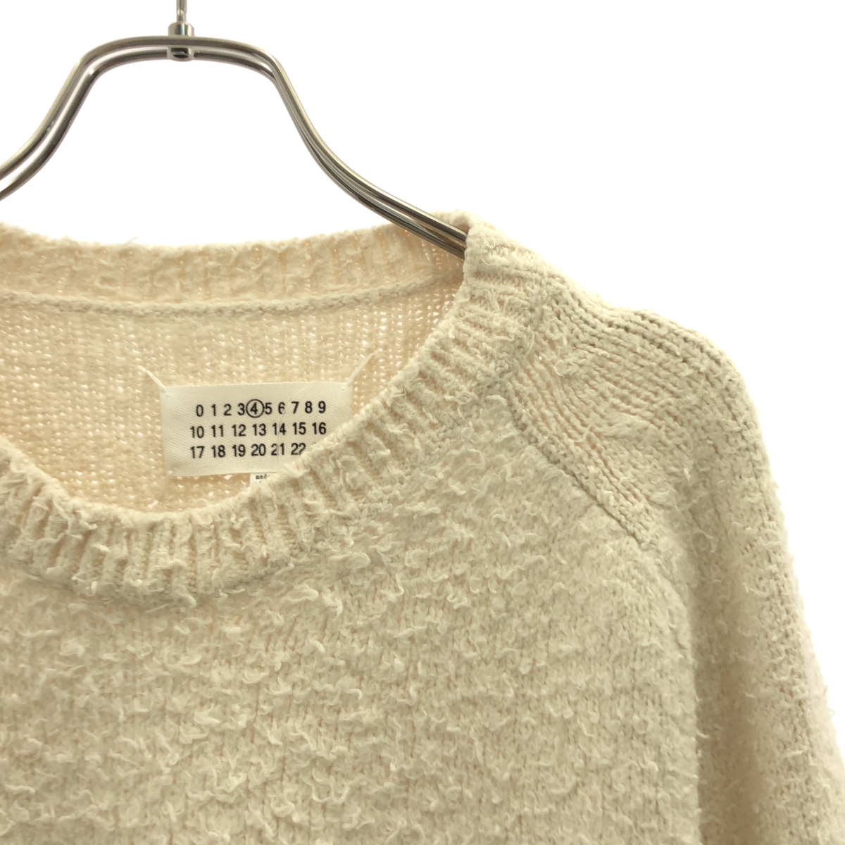 Maison Margiela / メゾンマルジェラ コットン混 オーバーサイズ クルーネック ニット