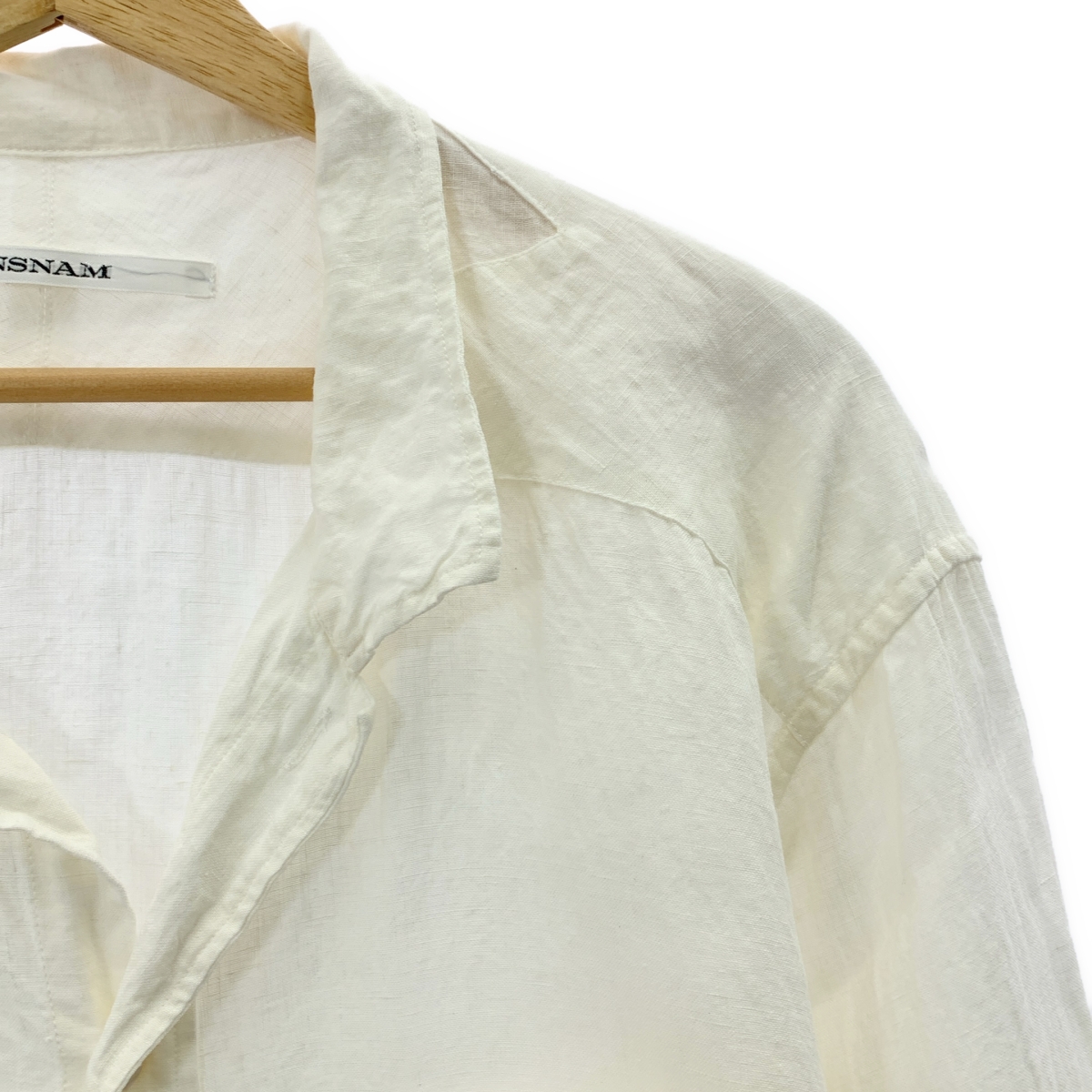 ANSNAM / アンスナム リネン 牛飼いシャツ