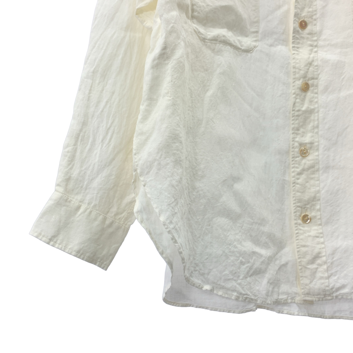 ANSNAM / アンスナム リネン 牛飼いシャツ