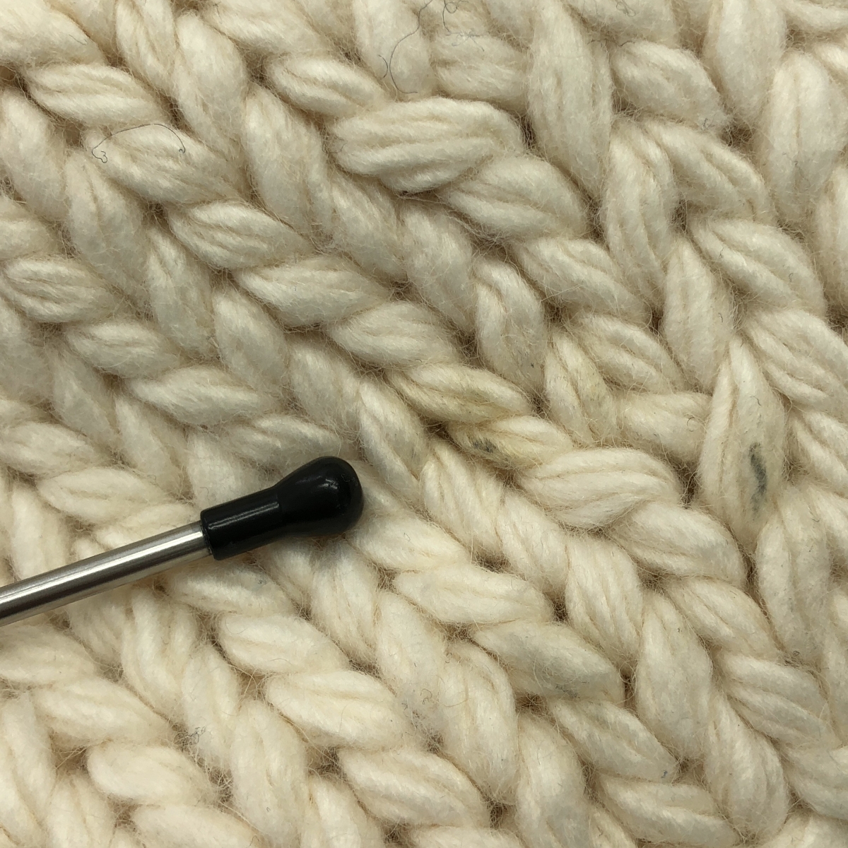 LEINWANDE / ラインヴァンド Snow Slope Intarsia Top / ウール バイカラー オーバー ニット セーター