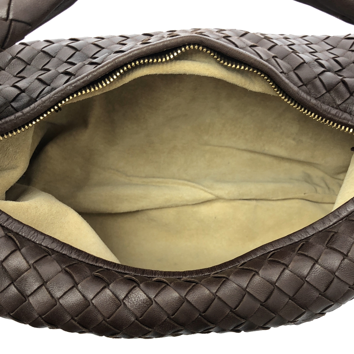 BOTTEGA VENETA / ボッテガヴェネタ ホーボー イントレチャート レザー ショルダーバッグ